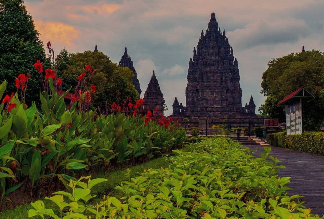Prambanan Temple in southern Java, Indonesia